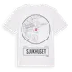 White t-shirt med Sjukhuset t-shirt