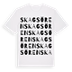 Skagsören ordlek t-shirt