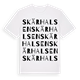 Skärhalsen ordlek t-shirt