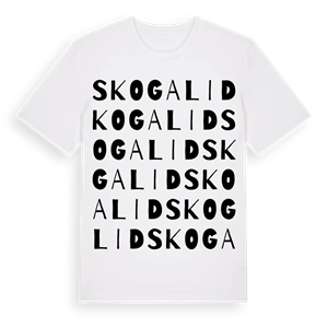 Skogalid ordlek t-shirt – ekologisk bomull t-shirt från Pinshirt