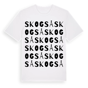 Skogså ordlek t-shirt – ekologisk bomull t-shirt från Pinshirt