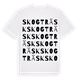 Skogträsk ordlek t-shirt