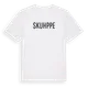 White t-shirt med Skuhppe i Sverige t-shirt