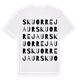 Skuorrejaur ordlek t-shirt