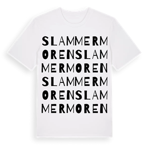 Slammermoren ordlek t-shirt – ekologisk bomull t-shirt från Pinshirt