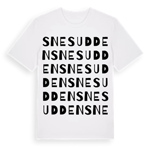 Snesudden ordlek t-shirt – ekologisk bomull t-shirt från Pinshirt