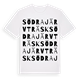 Södra Järvträsk ordlek t-shirt