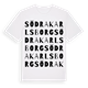 Södra Karlsborg ordlek t-shirt
