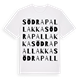 Södra Pallakka ordlek t-shirt