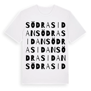 Södra Sidan ordlek t-shirt – ekologisk bomull t-shirt från Pinshirt