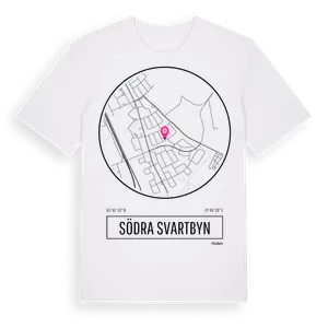 Södra Svartbyn t-shirt – ekologisk bomull t-shirt från Pinshirt