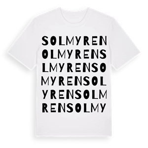 Solmyren ordlek t-shirt – ekologisk bomull t-shirt från Pinshirt