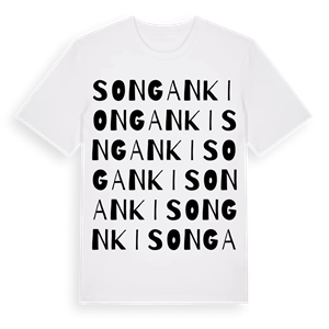 Songanki ordlek t-shirt – ekologisk bomull t-shirt från Pinshirt