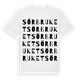 Sörbruket ordlek t-shirt