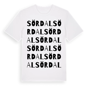 Sördal ordlek t-shirt – ekologisk bomull t-shirt från Pinshirt