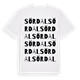 Sördal ordlek t-shirt