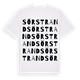 White t-shirt med Sörstrand ordlek t-shirt