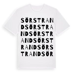 Sörstrand ordlek t-shirt – ekologisk bomull t-shirt från Pinshirt