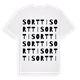 Sortti ordlek t-shirt