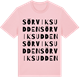 Pink Cotton t-shirt med Sörviksudden ordlek t-shirt