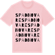 Pink Cotton t-shirt med Spadnovare ordlek t-shirt