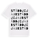 Städdjejaur ordlek t-shirt