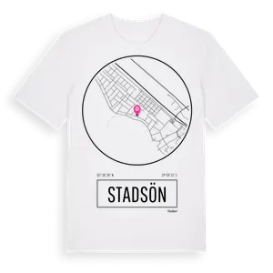 Stadsön t-shirt – ekologisk bomull t-shirt från Pinshirt