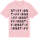 Pink Cotton t-shirt med Staffans ordlek t-shirt