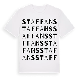 Staffans ordlek t-shirt – ekologisk bomull t-shirt från Pinshirt