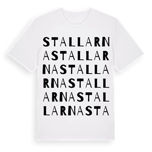 Stallarna ordlek t-shirt – ekologisk bomull t-shirt från Pinshirt