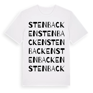 Stenbacken ordlek t-shirt – ekologisk bomull t-shirt från Pinshirt