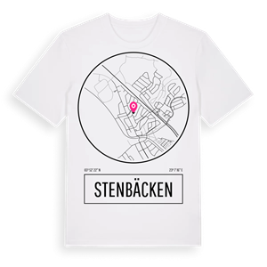 Stenbäcken t-shirt – ekologisk bomull t-shirt från Pinshirt
