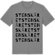 Mid Heather Gray t-shirt med Stenskäret ordlek t-shirt