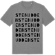 Mid Heather Gray t-shirt med Stenudden ordlek t-shirt