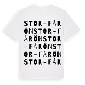 Stor-Fårön ordlek t-shirt – ekologisk bomull t-shirt från Pinshirt