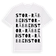 Stor-Räbben ordlek t-shirt