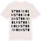 Vintage White t-shirt med Storåholm ordlek t-shirt