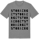Mid Heather Gray t-shirt med Storberget ordlek t-shirt
