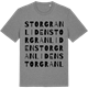 Mid Heather Gray t-shirt med Storgranliden ordlek t-shirt
