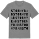Mid Heather Gray t-shirt med Stormyran ordlek t-shirt