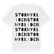 Stormyrliden ordlek t-shirt