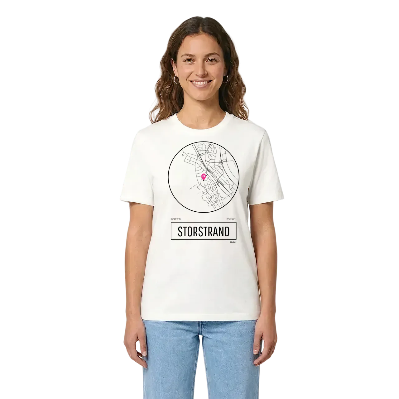 Storstrand t-shirt i miljö