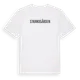 White t-shirt med Strandgården i Sverige t-shirt