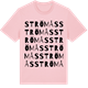 Pink Cotton t-shirt med Strömås ordlek t-shirt