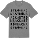 Mid Heather Gray t-shirt med Strömbacka ordlek t-shirt