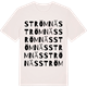 Vintage White t-shirt med Strömnäs ordlek t-shirt
