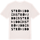 Vintage White t-shirt med Strömudden ordlek t-shirt