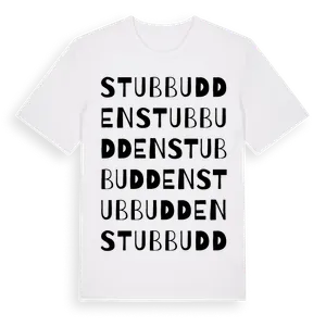 Stubbudden ordlek t-shirt – ekologisk bomull t-shirt från Pinshirt