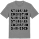 Mid Heather Gray t-shirt med Studsarheden ordlek t-shirt