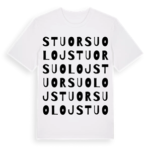 Stuorsuoloj ordlek t-shirt – ekologisk bomull t-shirt från Pinshirt